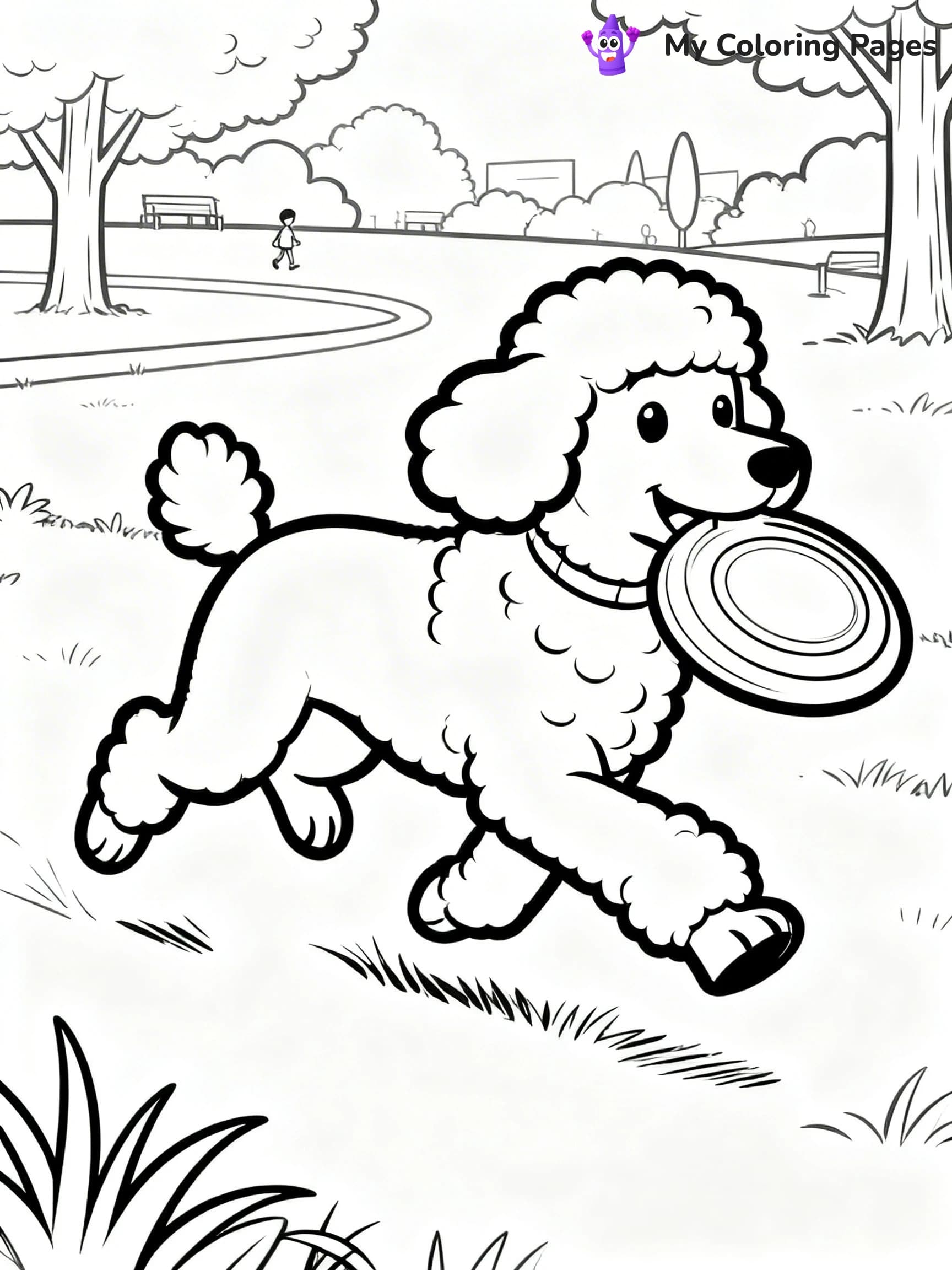 Poodle Coloring Pages - 6