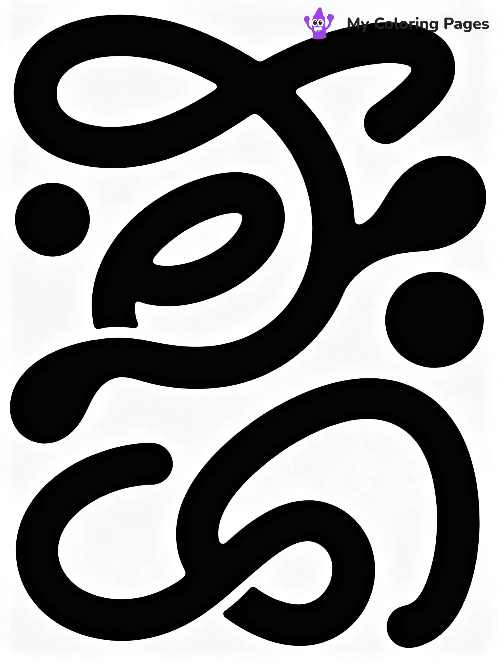 Abstract Coloring Pages - 17