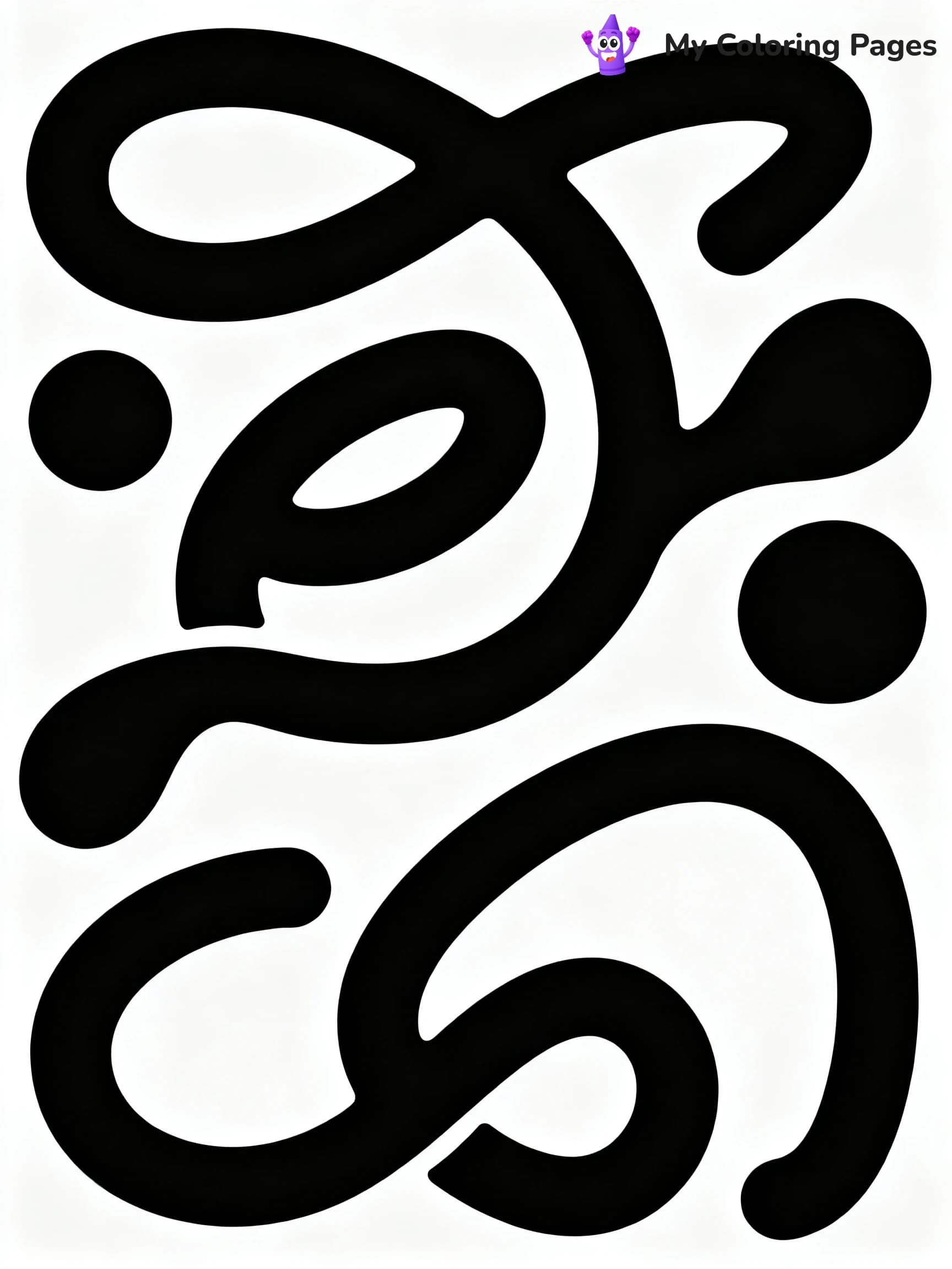 Abstract Coloring Pages - 17