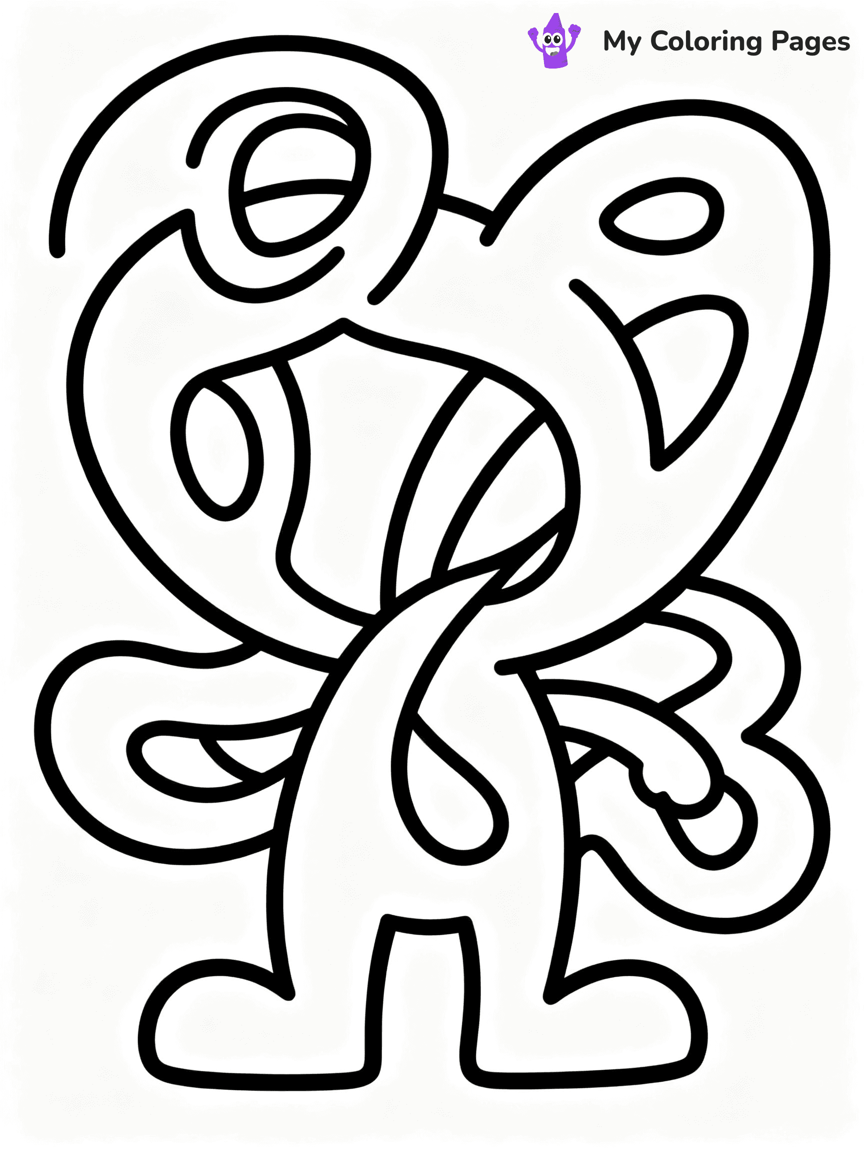 Abstract Coloring Pages - 15
