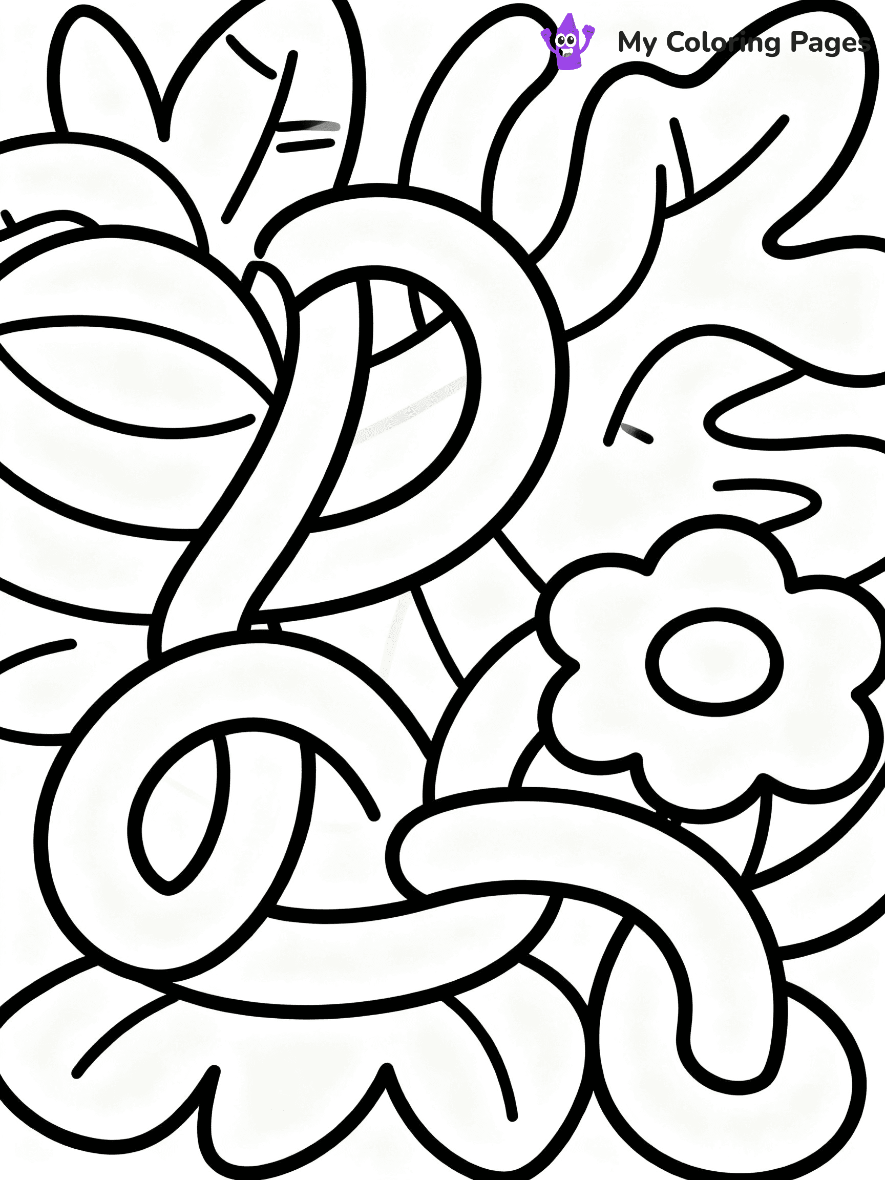 Abstract Coloring Pages - 14