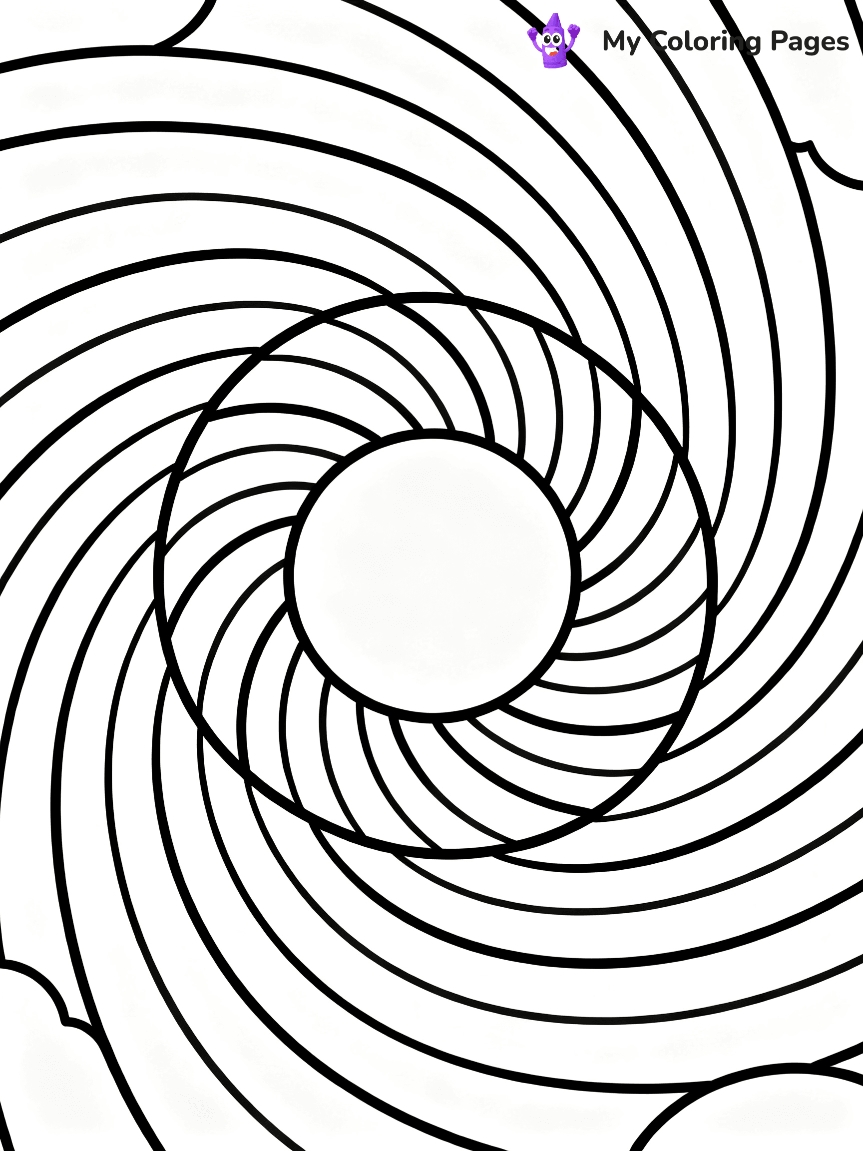 Abstract Coloring Pages - 12