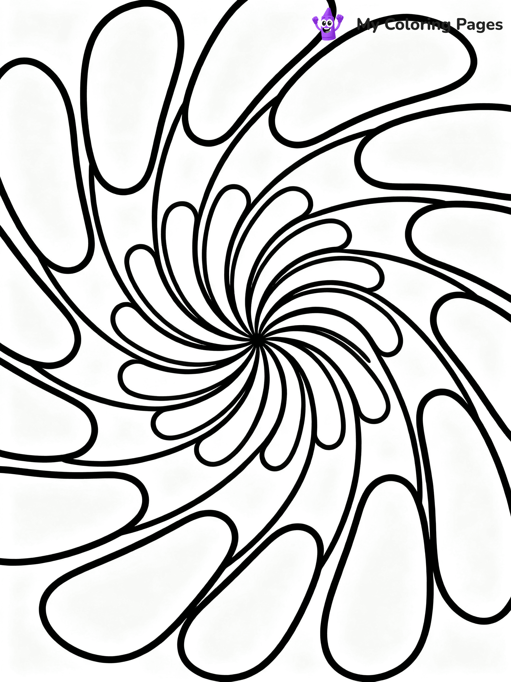 Abstract Coloring Pages - 10