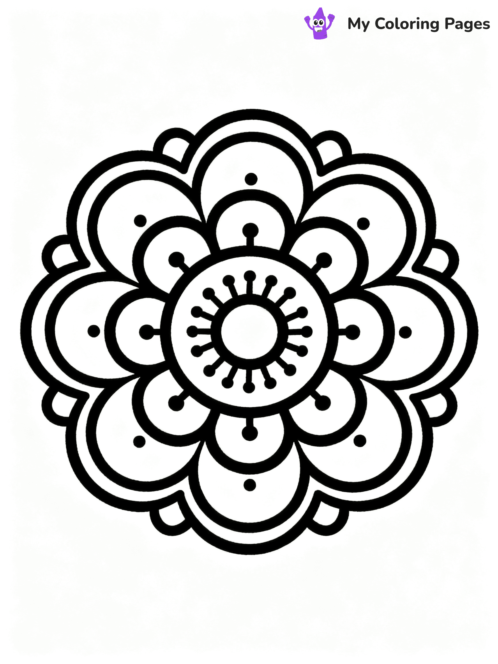 Abstract Coloring Pages - 6