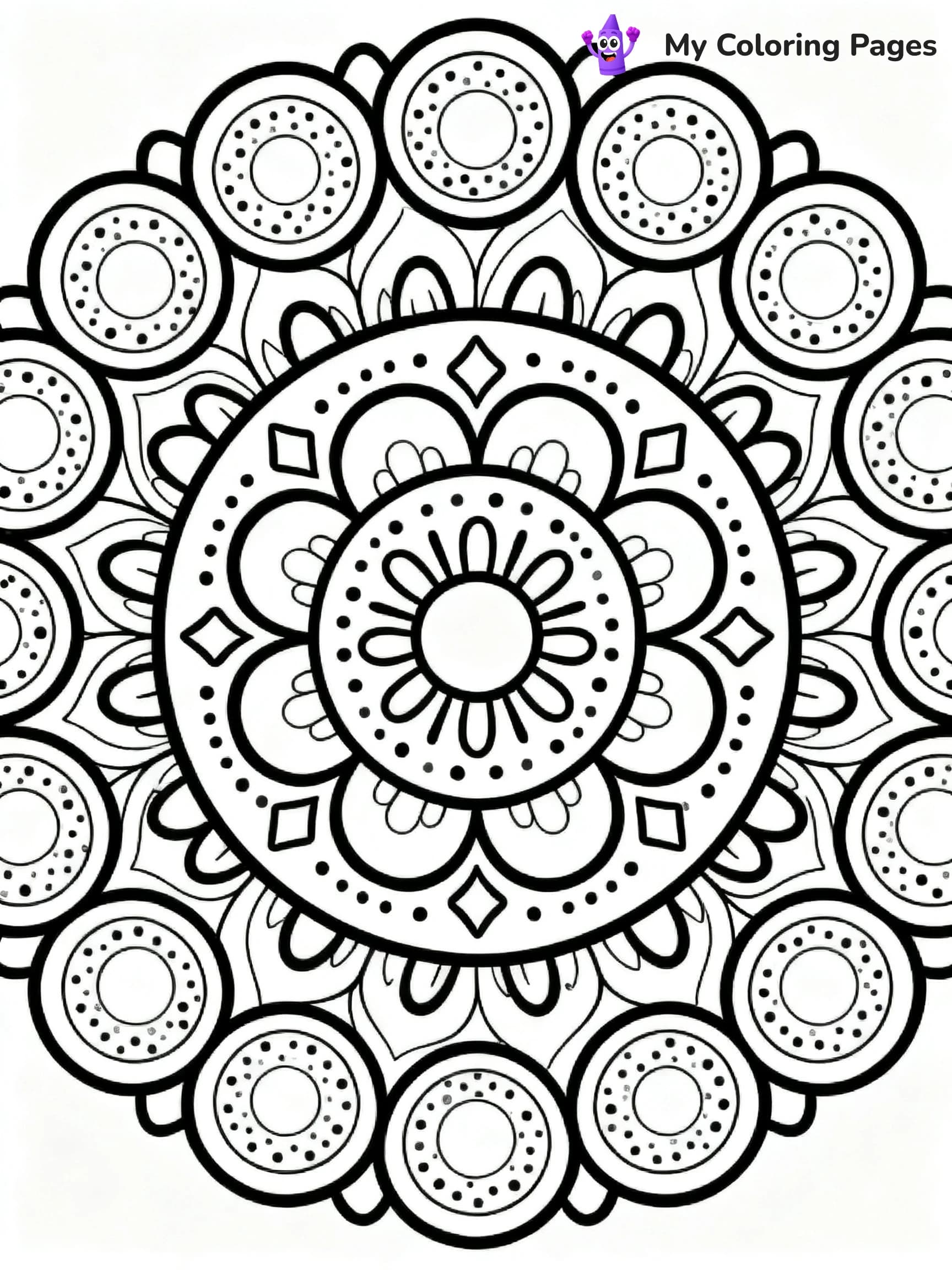 Abstract Coloring Pages - 4
