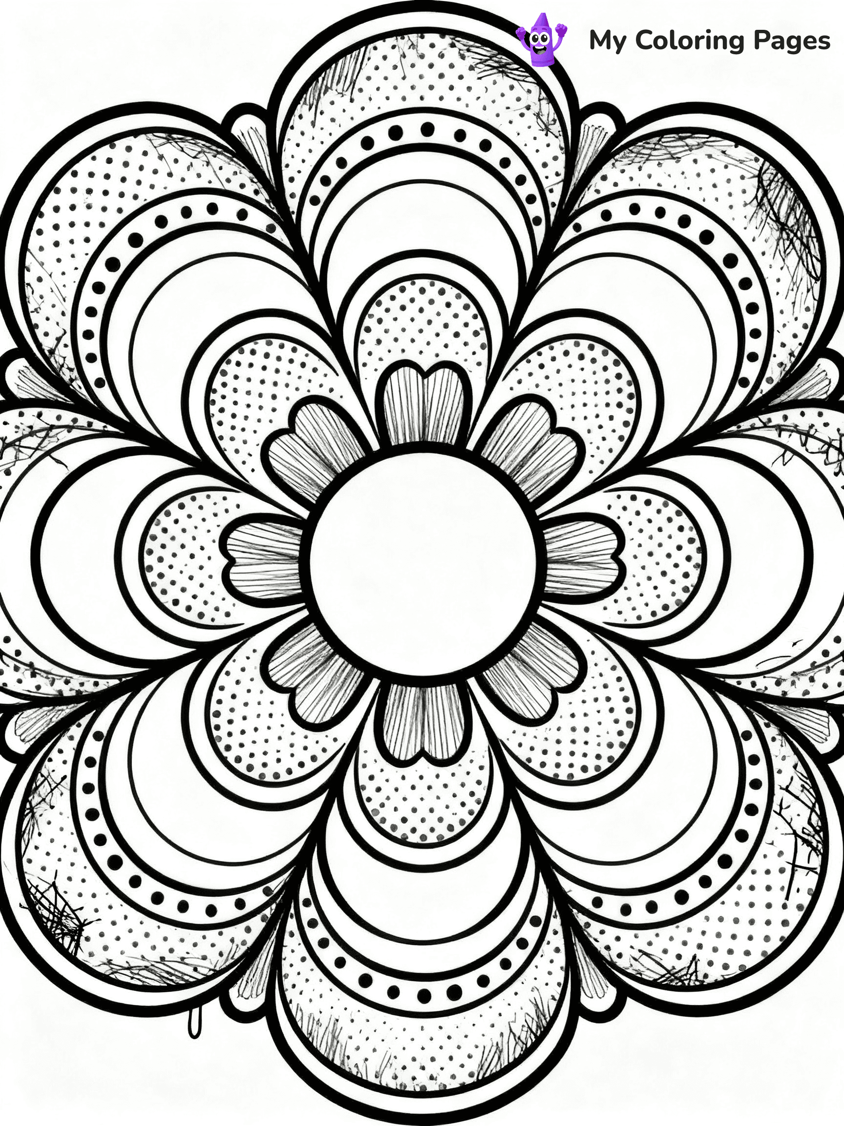 Abstract Coloring Pages - 1