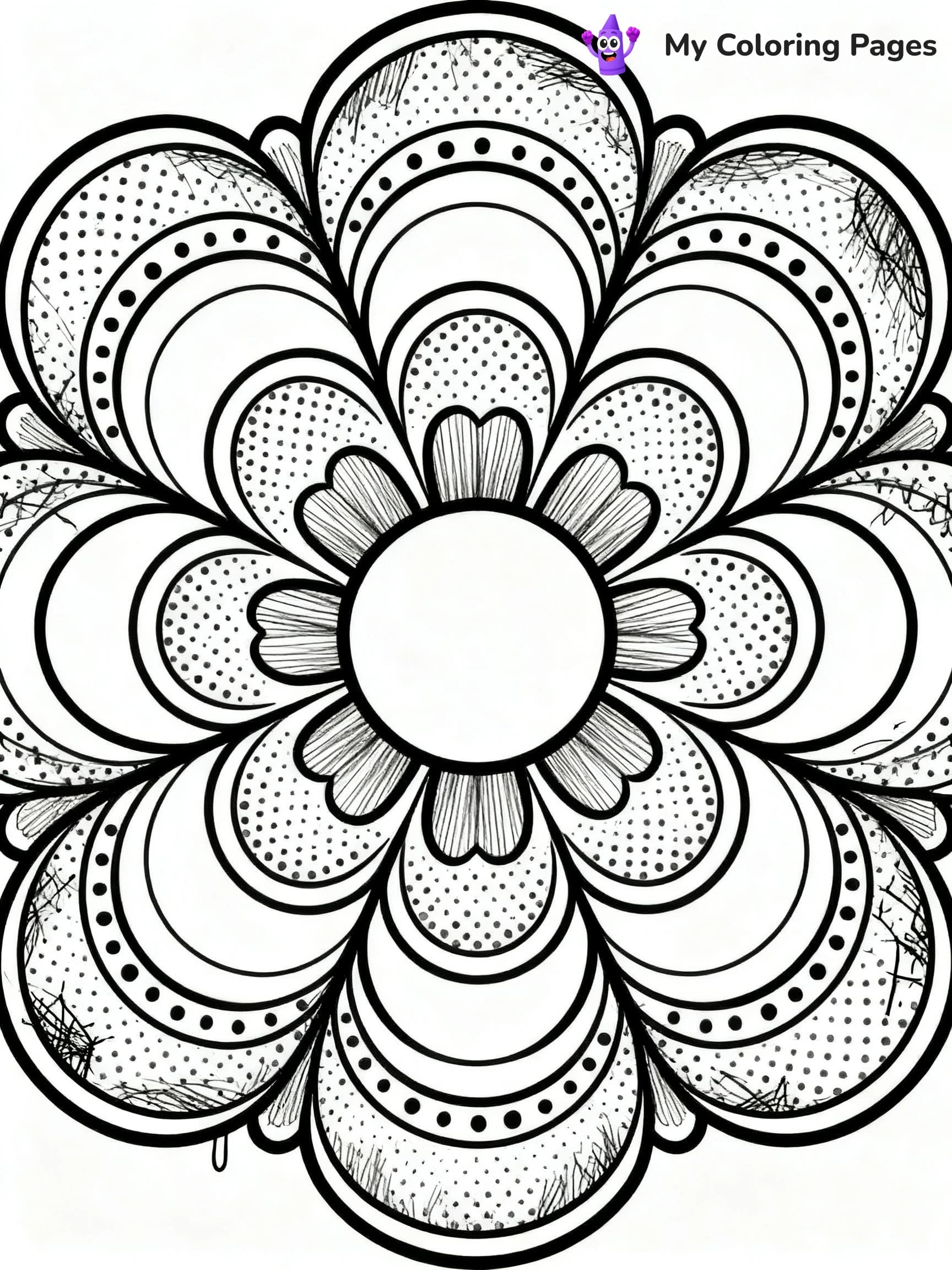 Abstract Coloring Pages - 1