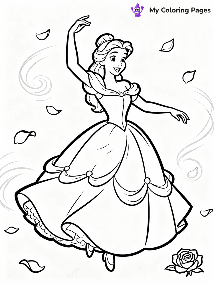 29 Belle Coloring Pages Free PDF Printables 29-belle-coloring-pages-free-pdf-printables
