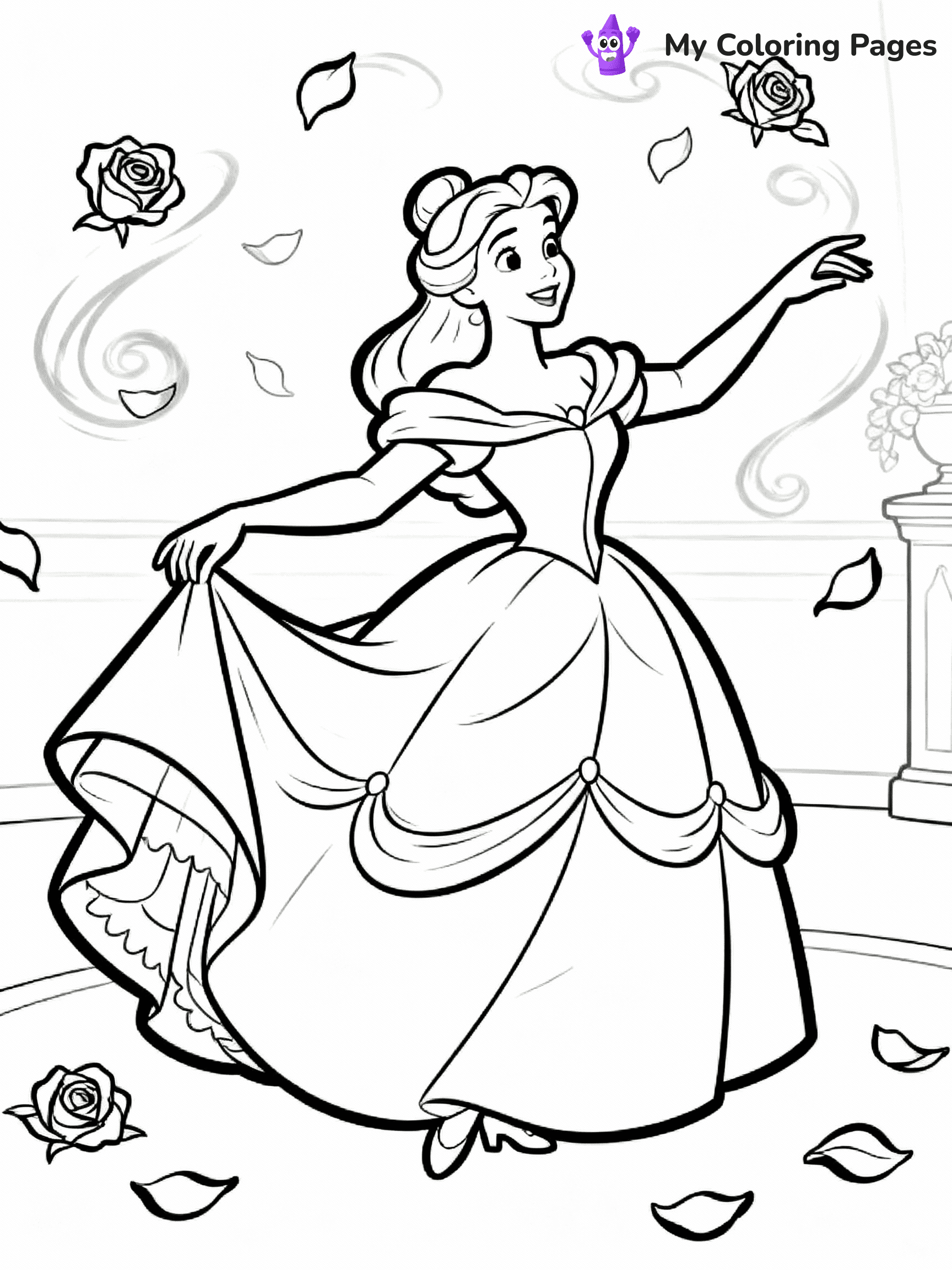 29 Belle Coloring Pages Free PDF Printables 29-belle-coloring-pages-free-pdf-printables