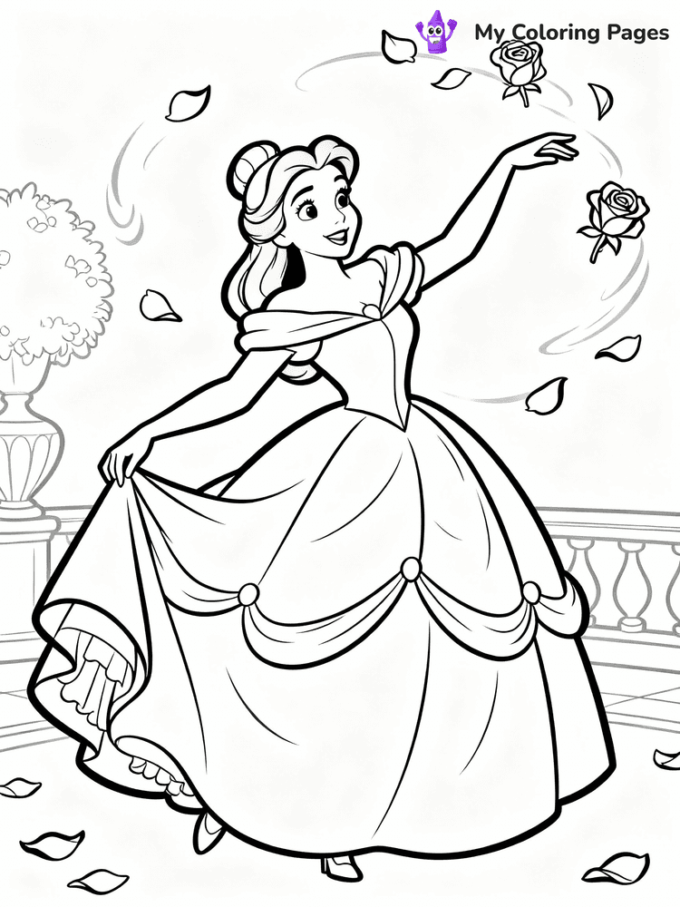 29 Belle Coloring Pages Free PDF Printables 29-belle-coloring-pages-free-pdf-printables