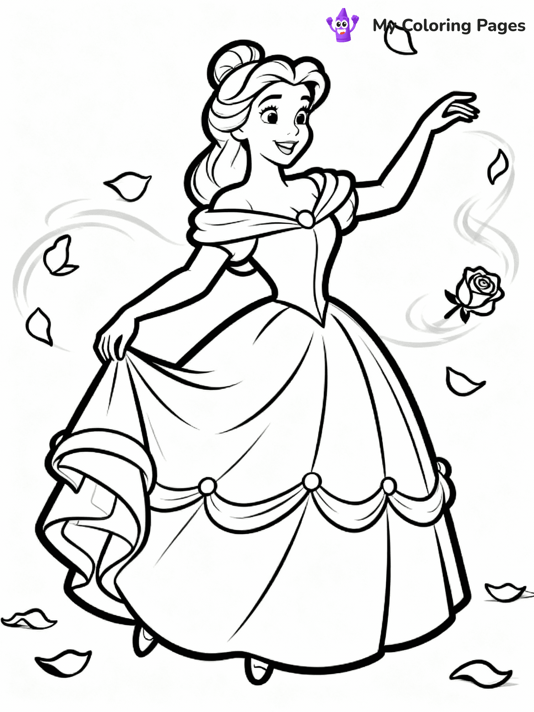 29 Belle Coloring Pages Free PDF Printables 29-belle-coloring-pages-free-pdf-printables