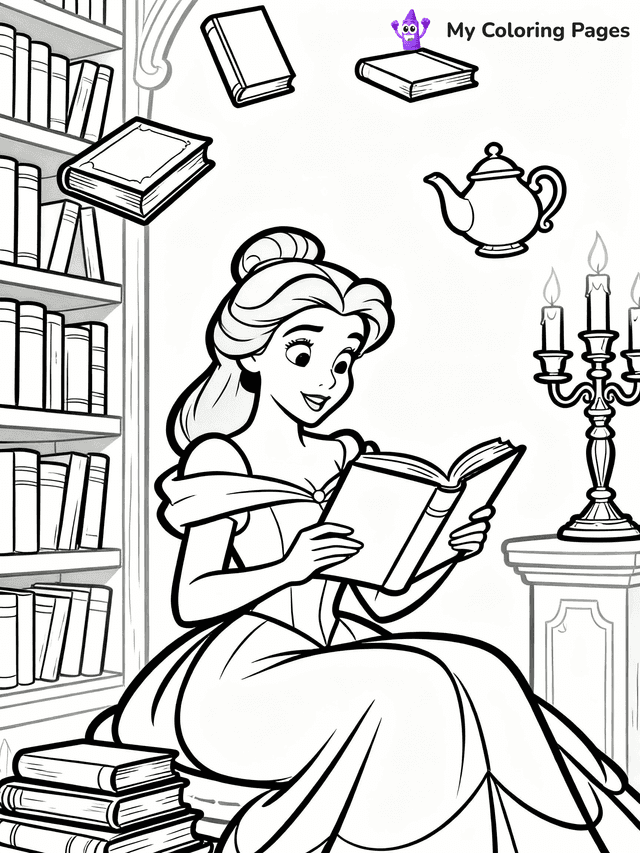 29 Belle Coloring Pages Free PDF Printables 29-belle-coloring-pages-free-pdf-printables